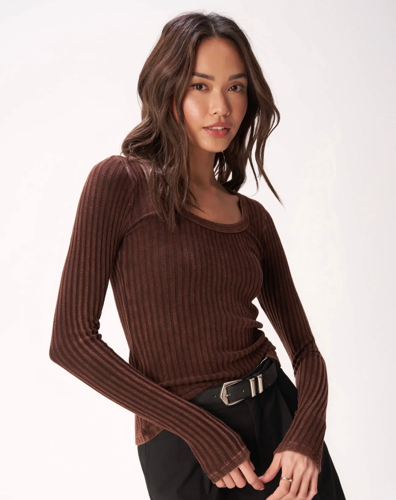 Project Social T Espresso scooped rib LS