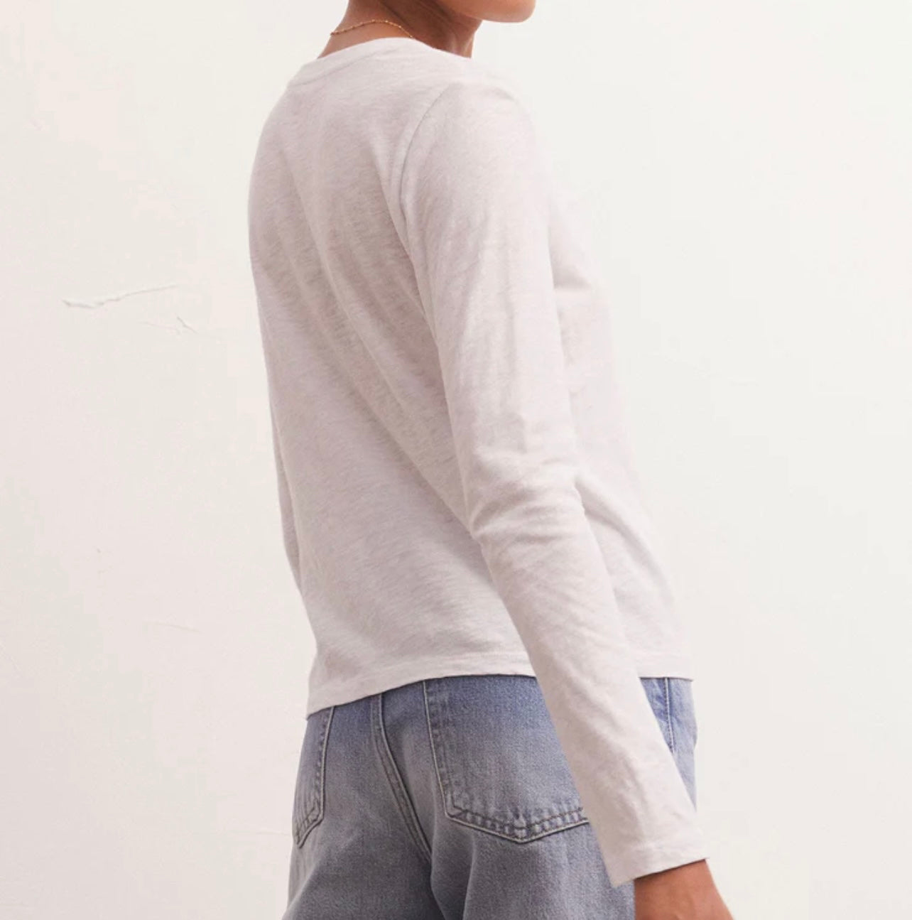 Modern slub LS tee