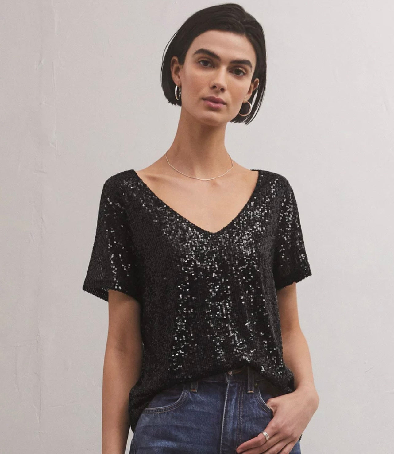 BLK Marbella Sequin Top