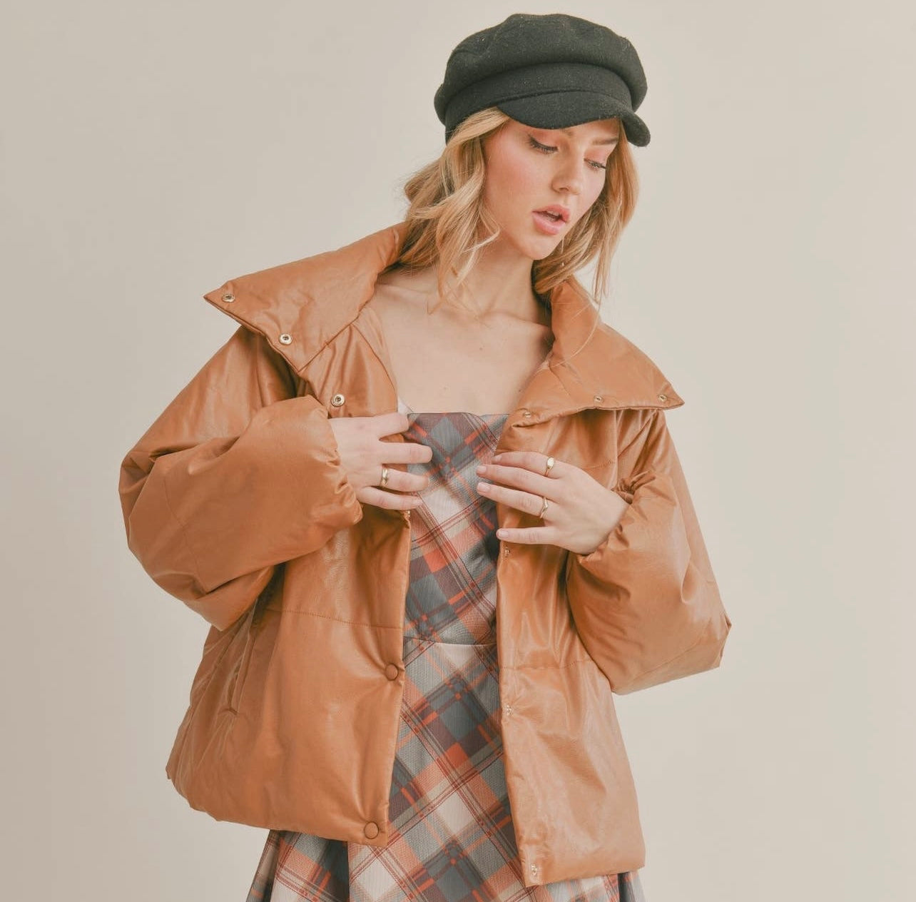 Michelle Puffer Jacket Carmel