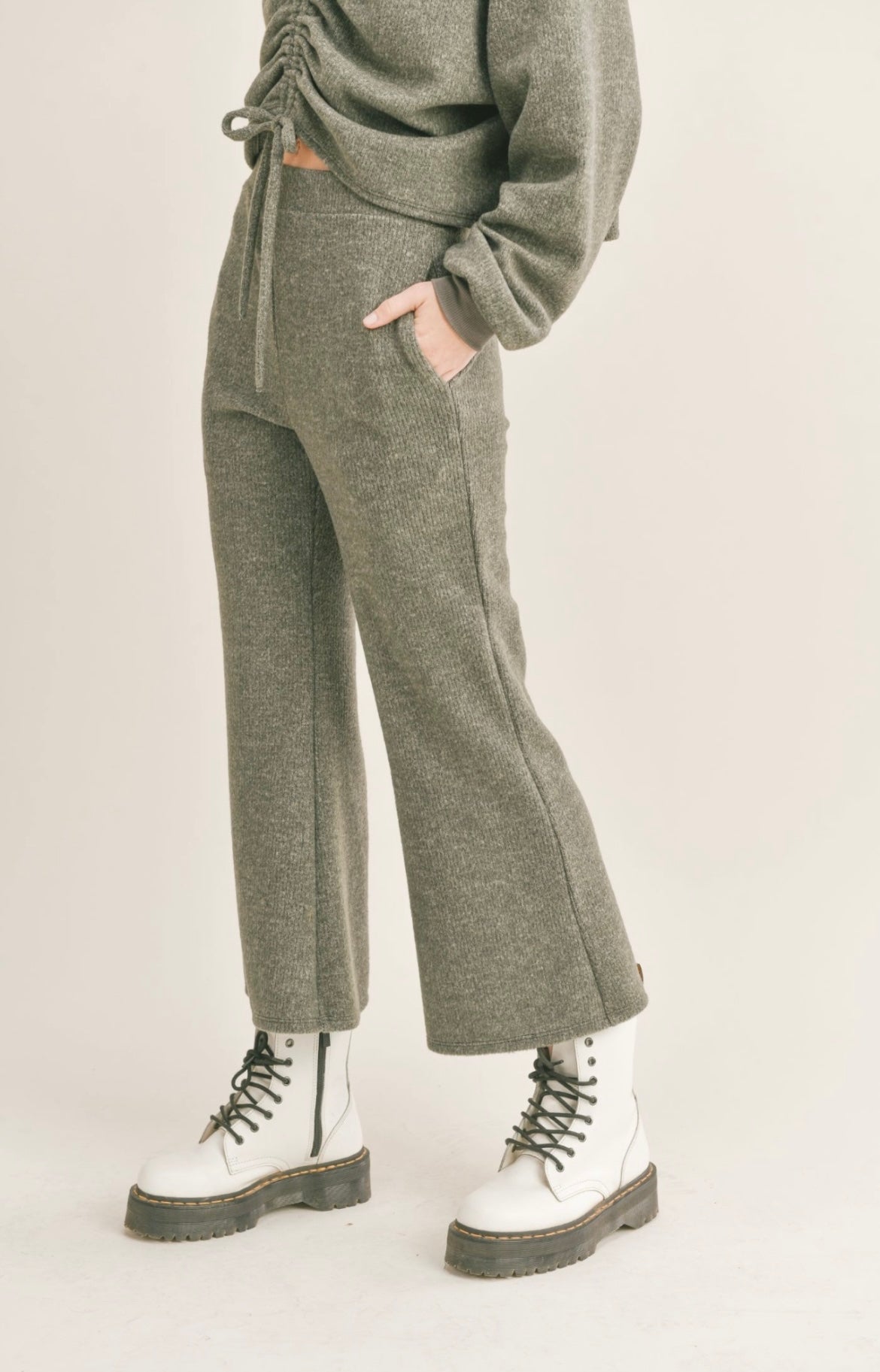 Forest like weather Flared Culottes