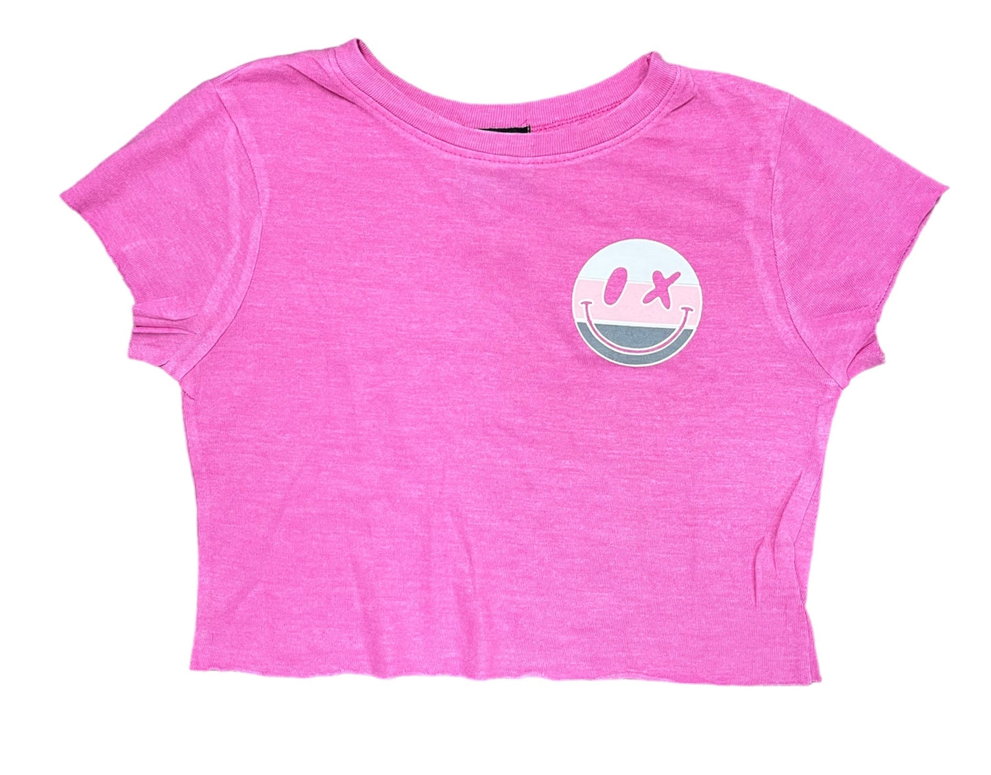 Love Junkie Boyfriend Crop Color Block Tee