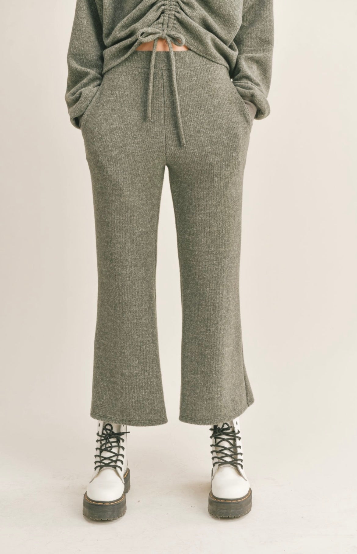 Forest like weather Flared Culottes