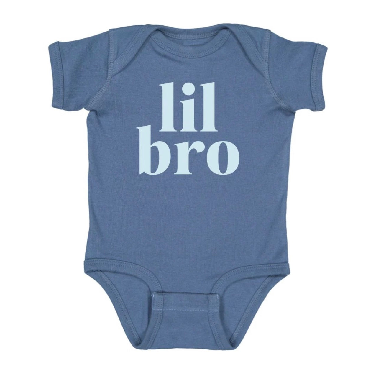 Lil Bro S/S Blue Onsie