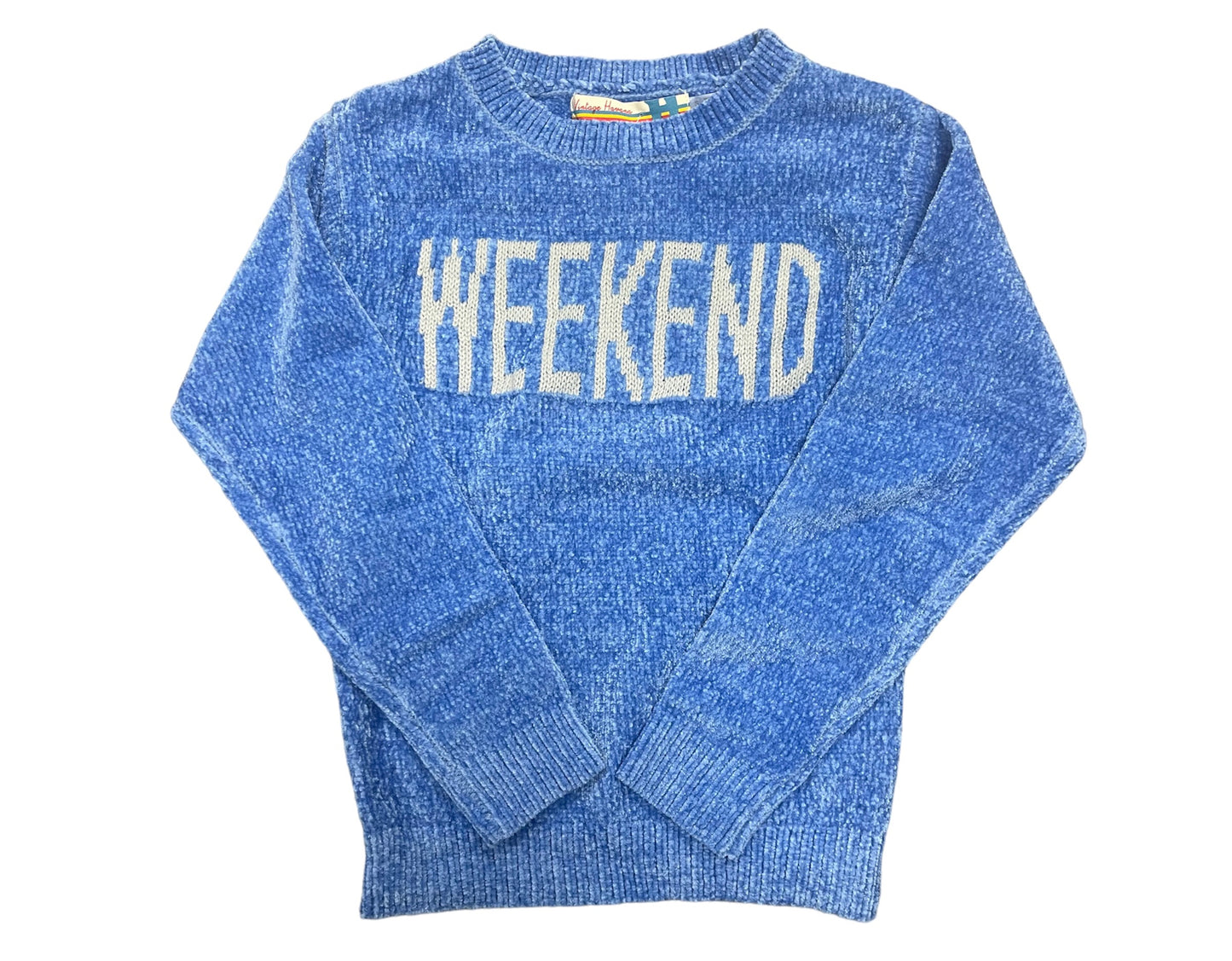 Blue weekend sweater