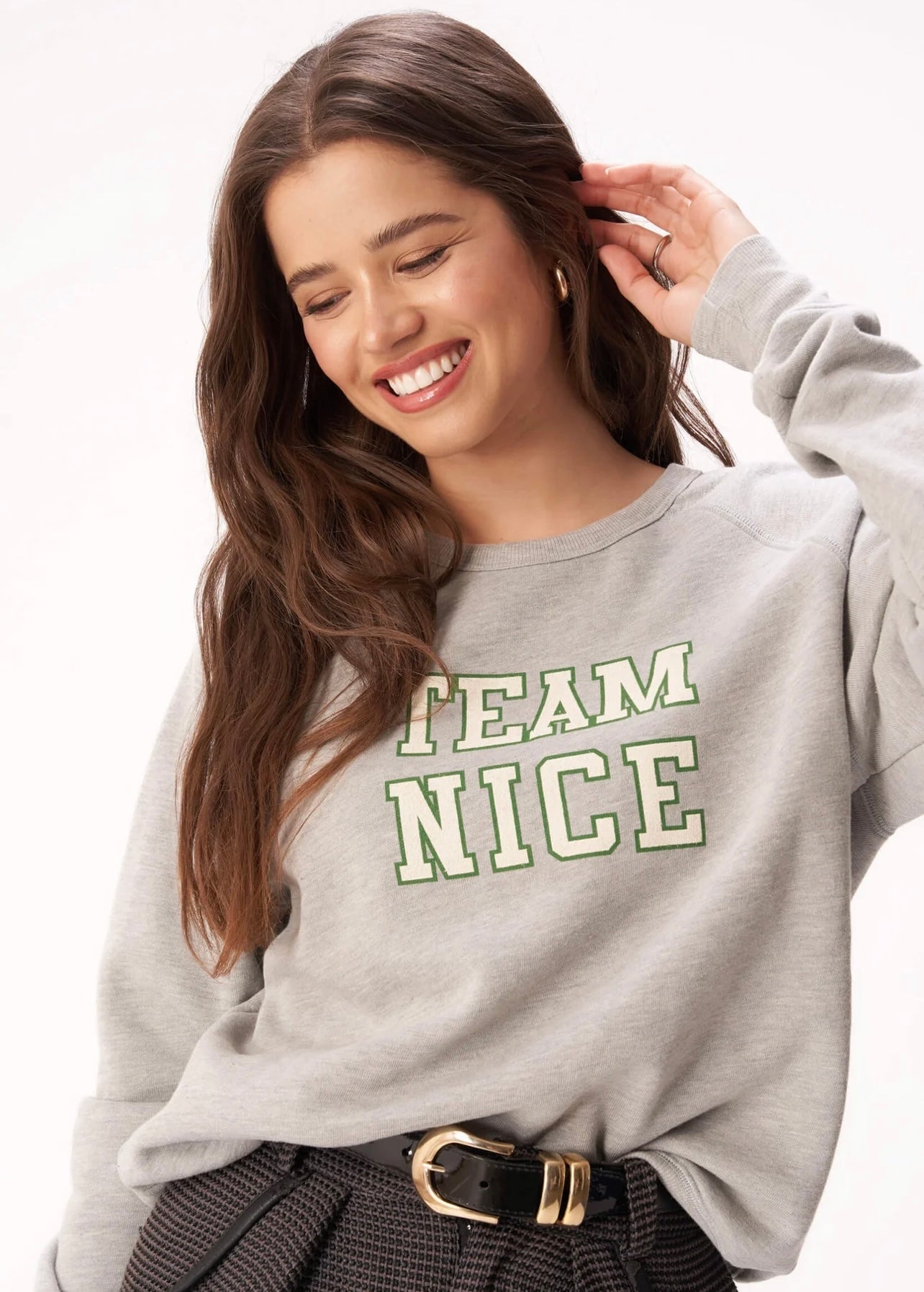 Project Social T Heath Grey Reversible Sweatshirt naughty/Nice