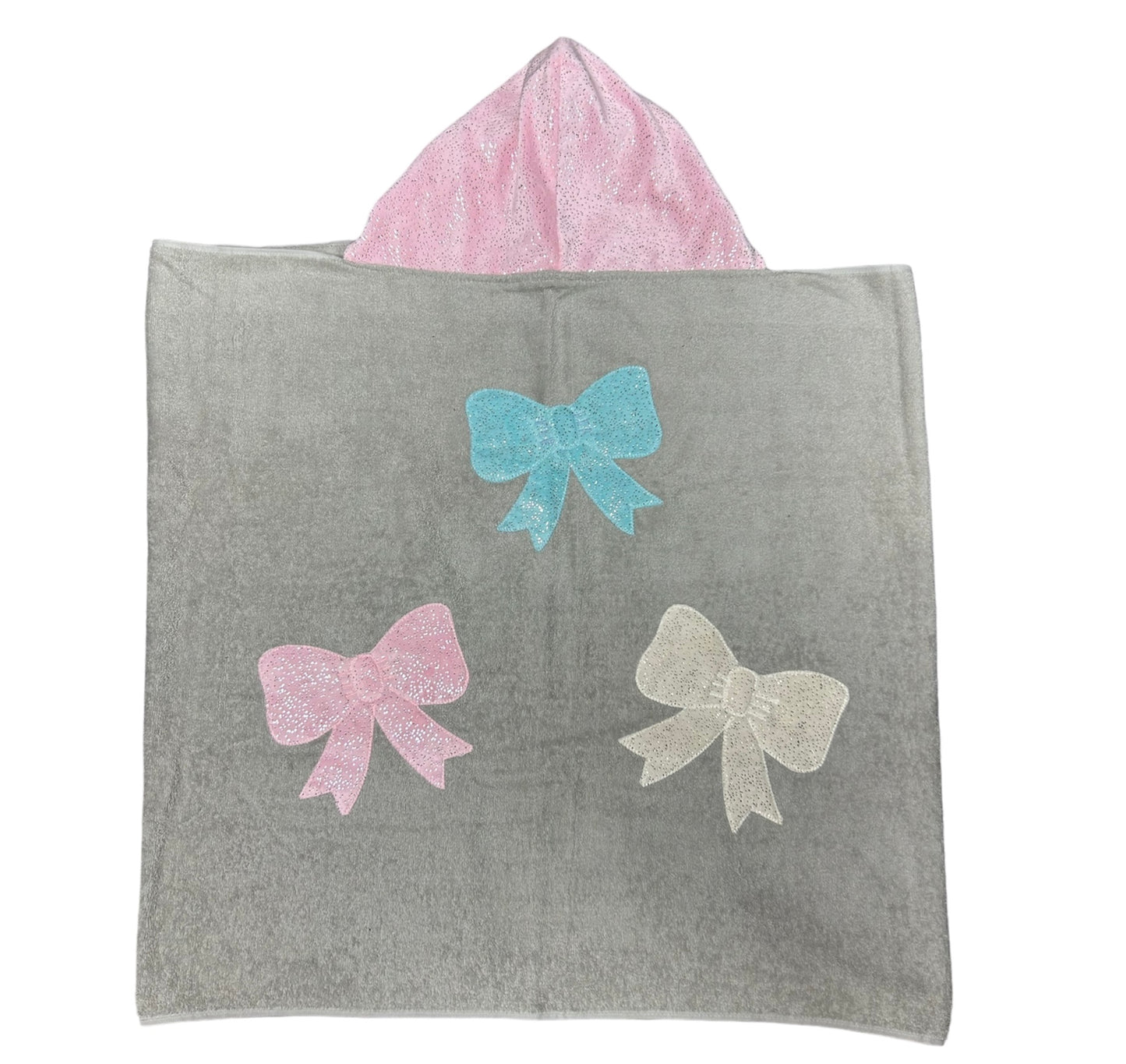 3 Bows w/ Sparkle Hood Towel