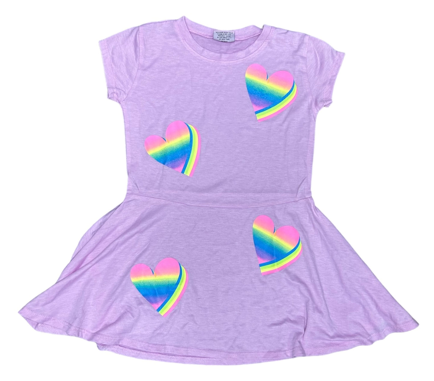 Rainbow Hearts Dress