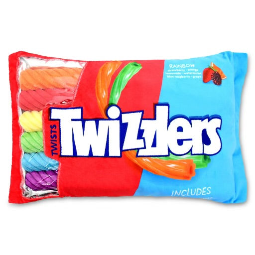 Rainbow Twizzler Plush Pillow