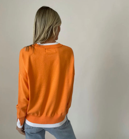Claire Double Hemmed Sweater