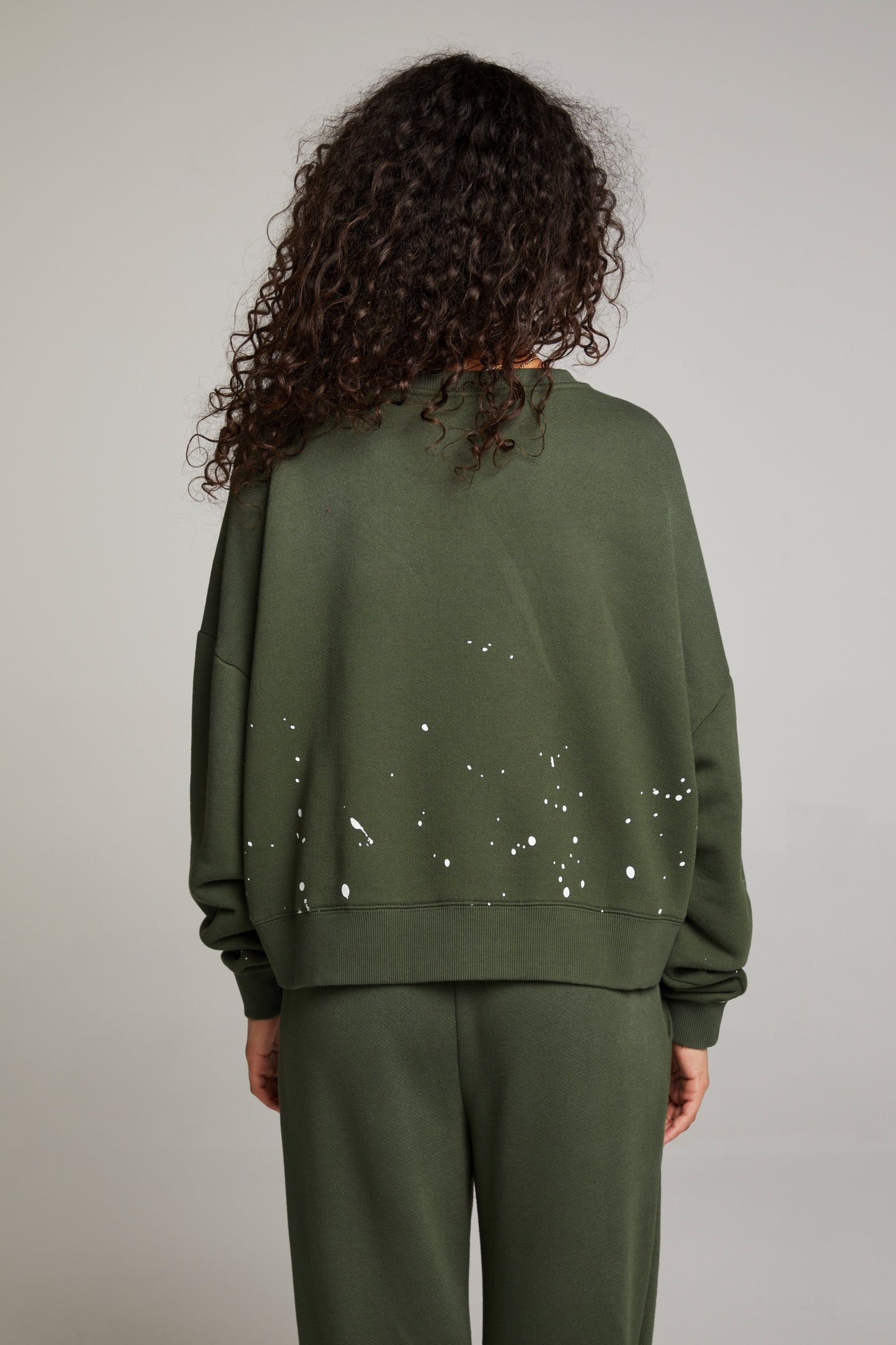 Ombré Splatter Paint Crewneck