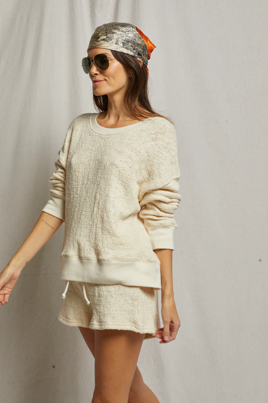 Juliette Cotton Mesh Pullover