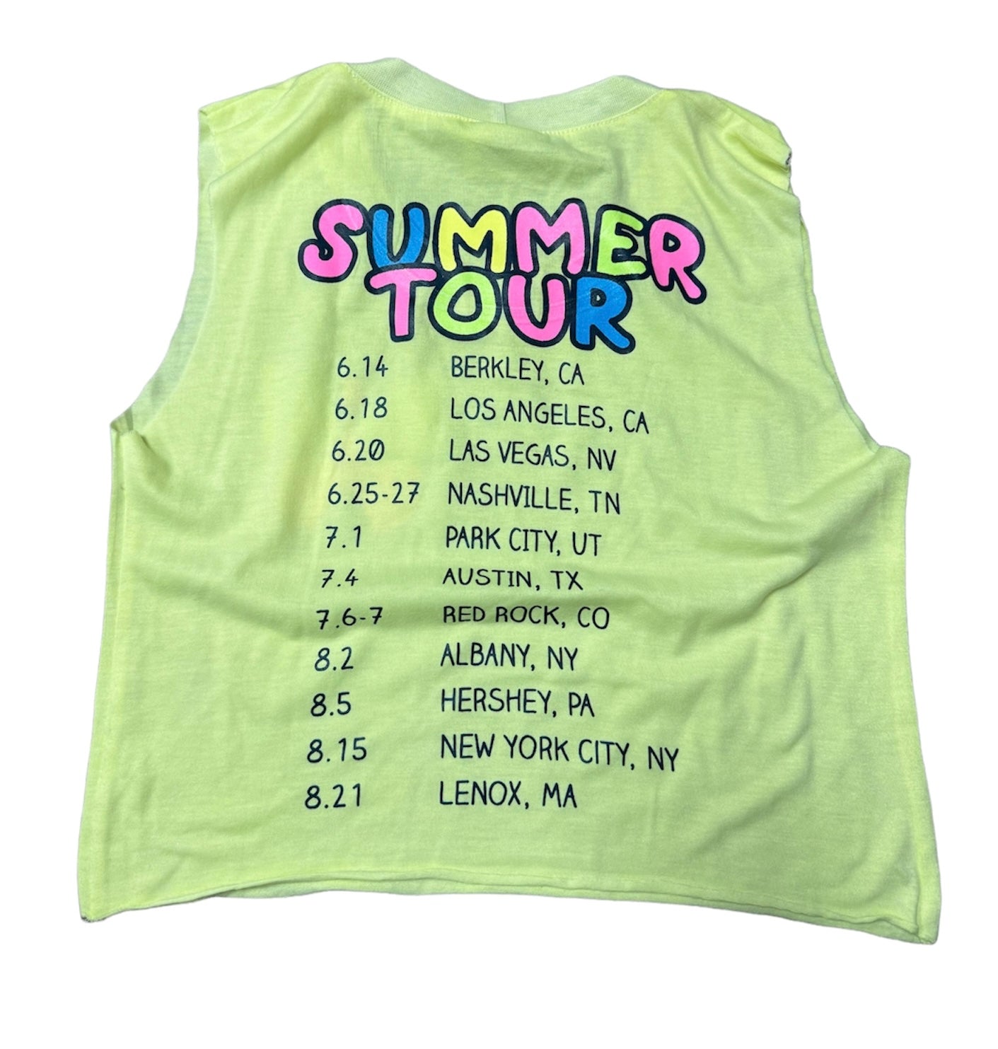 Summer Tour Tank