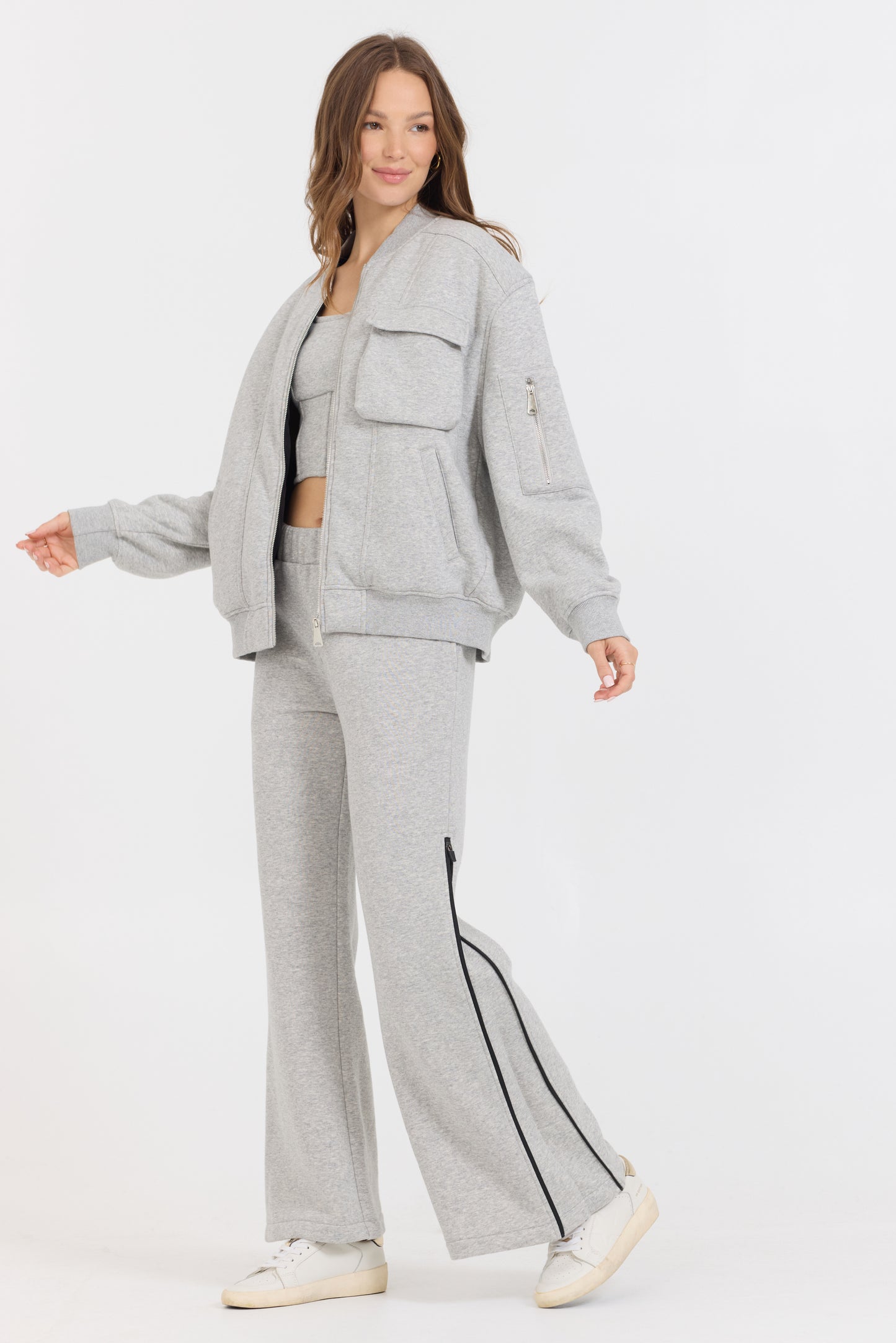 Zipper Flare Pant