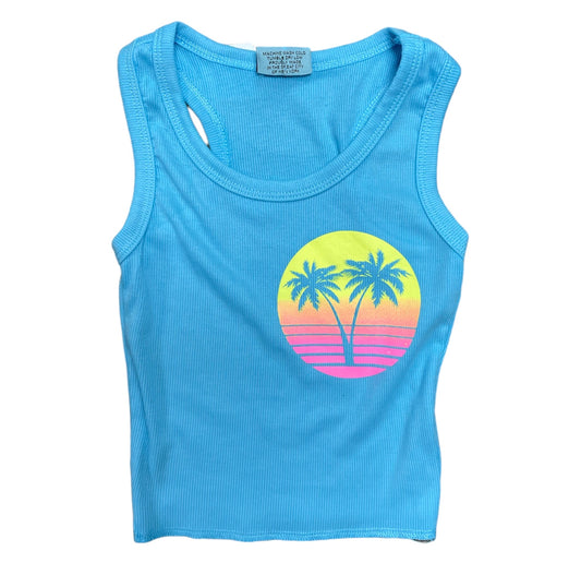 Rib Tank w/ Palm Tree