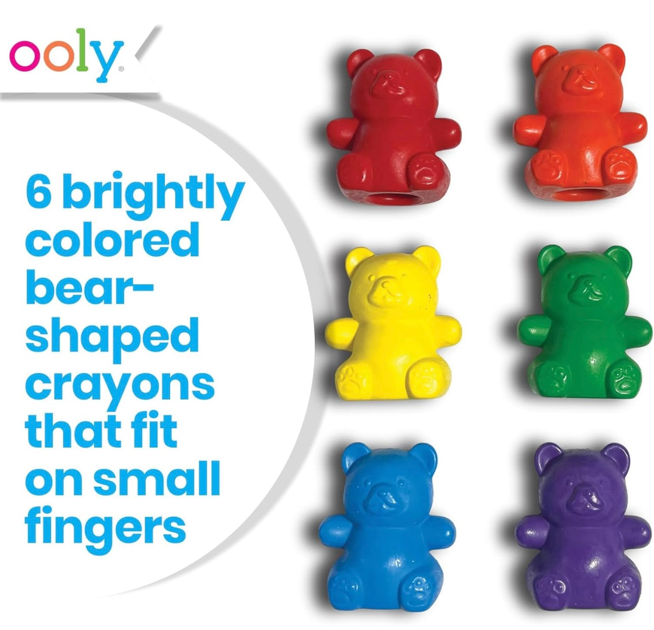 Cuddly Cub Bears Finger Crayons