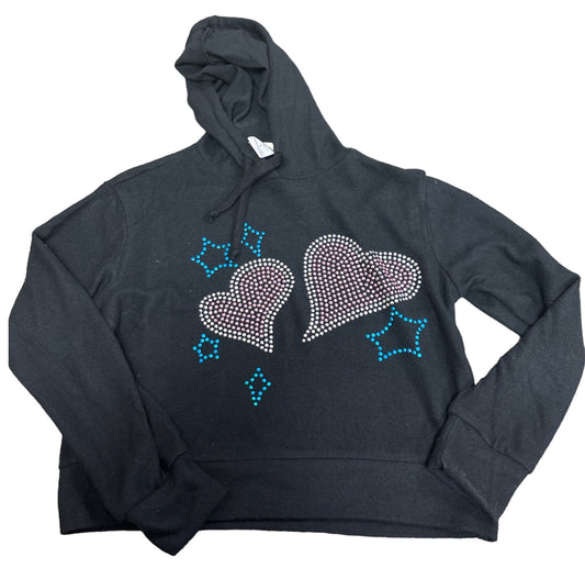 Sparkle Hearts and Stars Hoodie