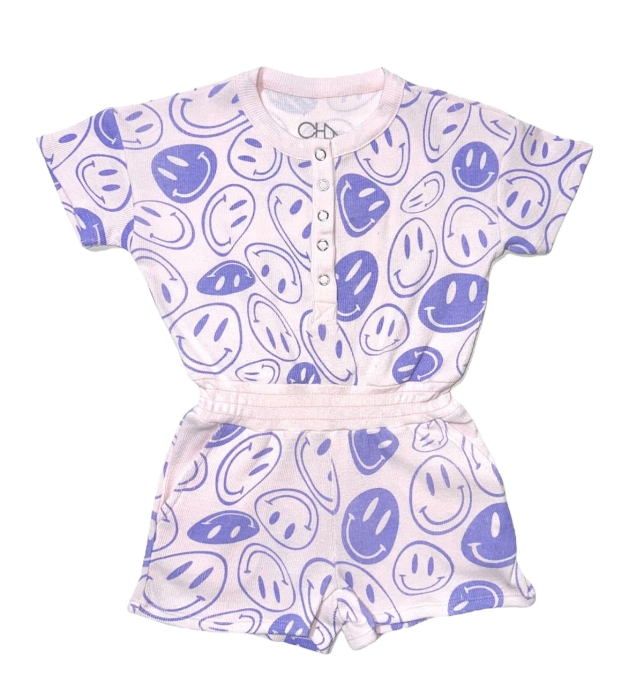 All Over Smiley Romper