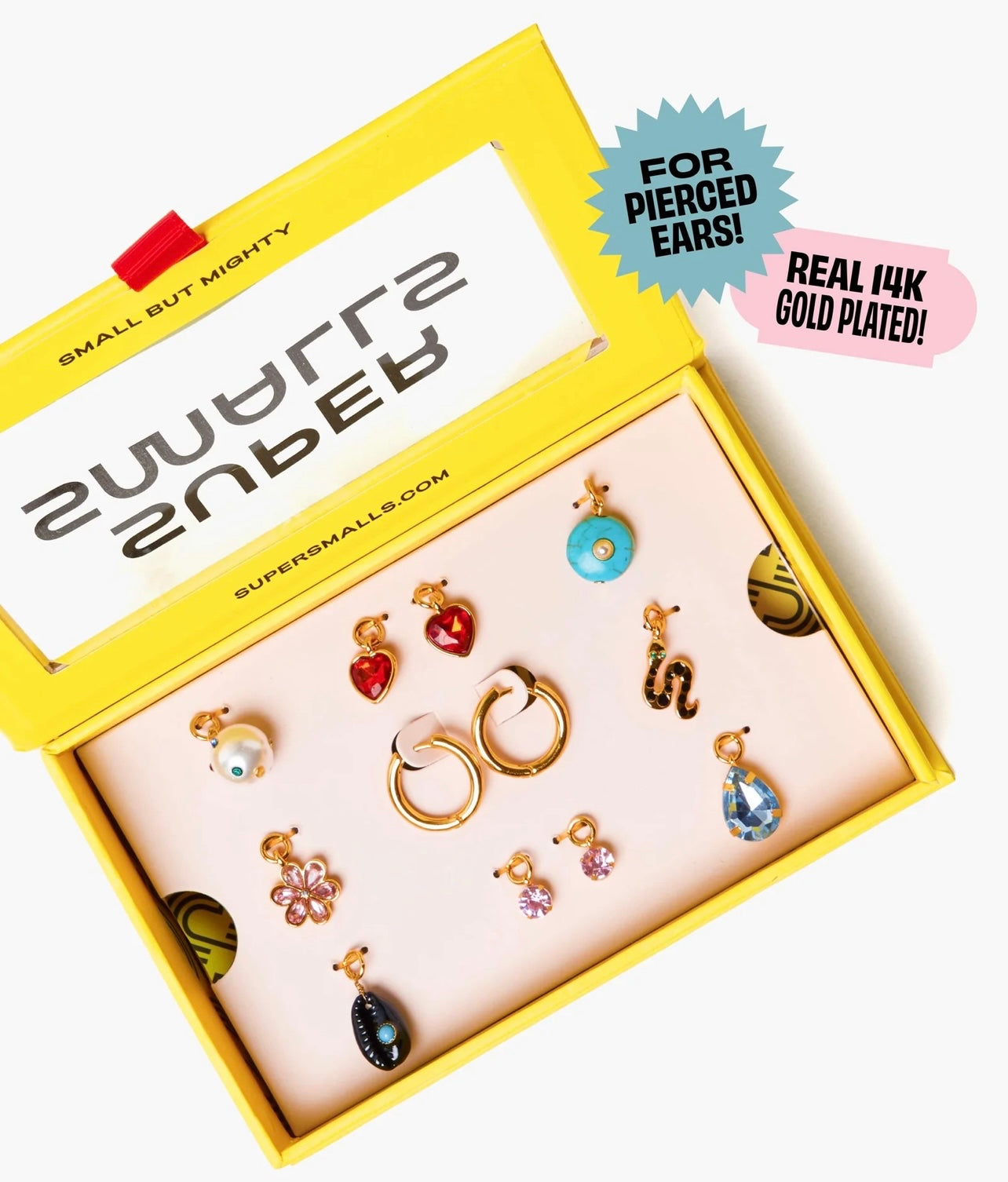 Totally charming pierced earring set