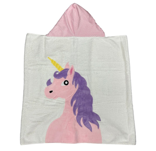 Unicorn Towel w/ Pokeadot Hood
