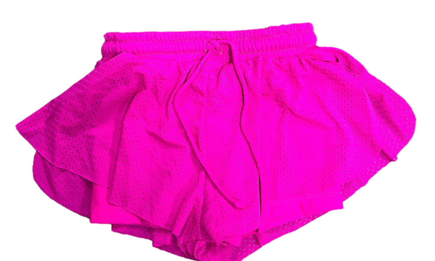 Pink Mesh Shorts