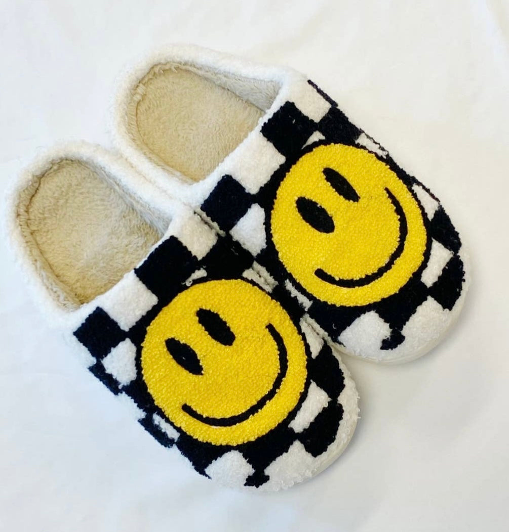 Check on your Smile Cozy Slippers