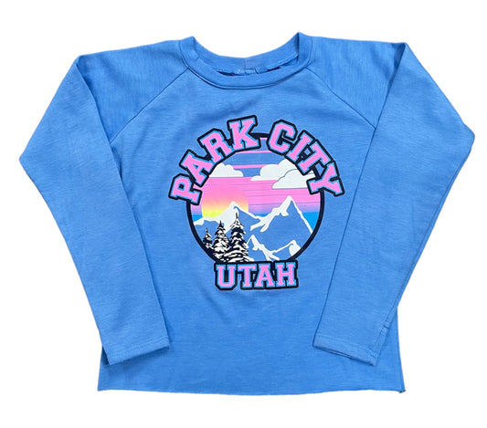 Blue Park City Utah Sweatshirt