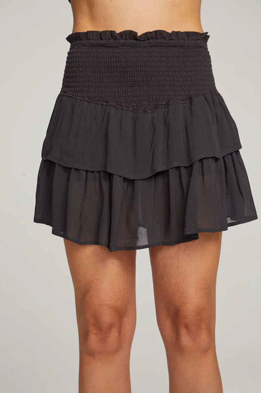 Ruffled Tiered Skirt