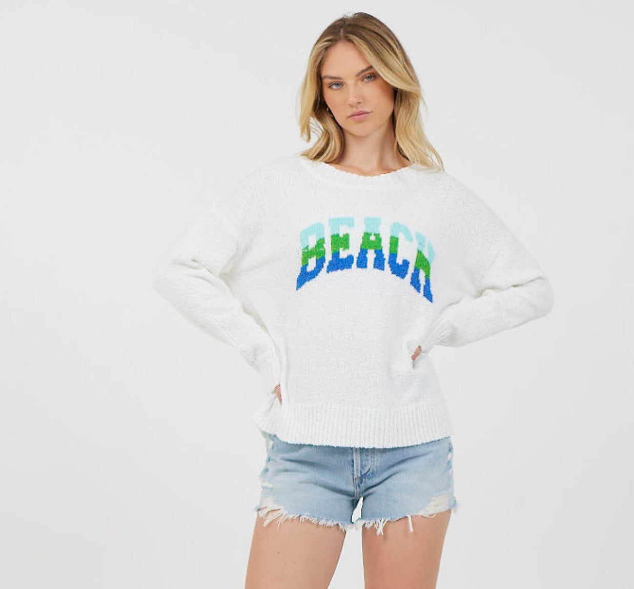 Beach Crewneck Sweater