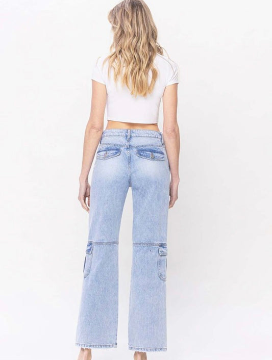 HR dad jeans with cargo