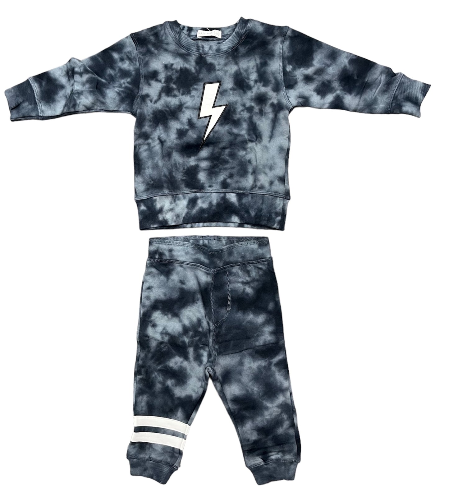 Tie Dye Bolt Tee & Pant Set