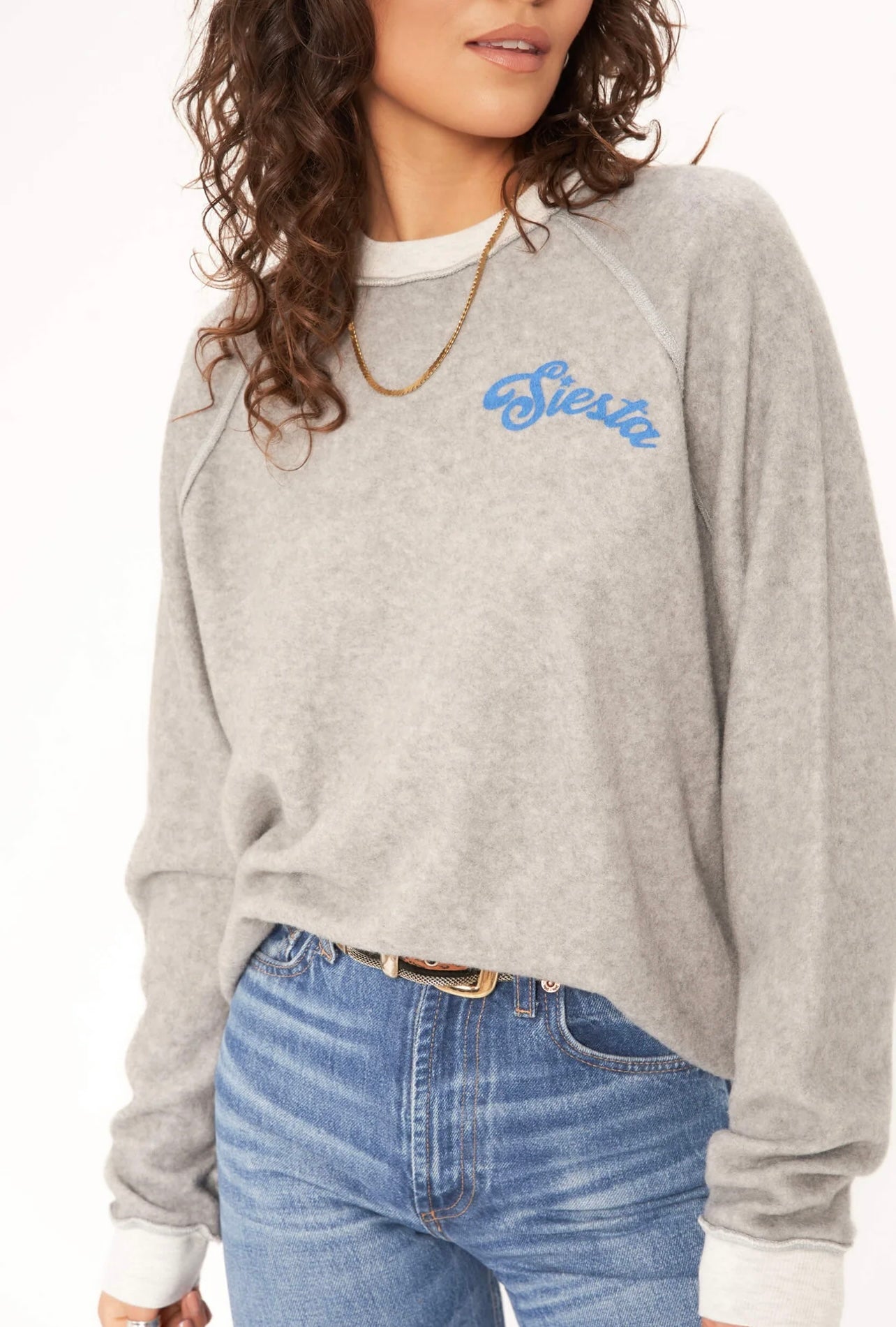Grey Fiesta/Siesta reversible sweatshirt